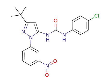 1-(3-tert-butyl-1-(3-nitrophenyl)-1H-pyrazol-5-yl)-3-(4-chlorophenyl)urea