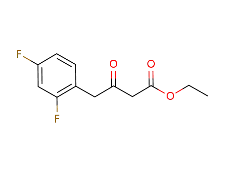 Molecular Structure of 194240-96-5 (4-(2,4-DIFLUORO-PHENYL)-3-OXO-BUTYRIC ACID ETHYL ESTER)