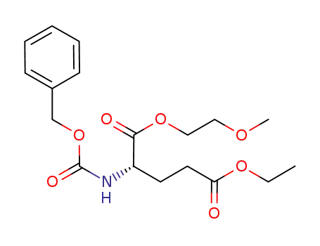 (S)-2-benzyloxycarbonylaminopentanedioic acid 5-ethyl ester 1-(2-methoxyethyl) ester