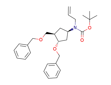 tert-butyl allyl((1R,3S,4R)-3-benzyloxy-4-benzyloxymethylbicyclo[3.1.0]hexan-1-yl)carbamate