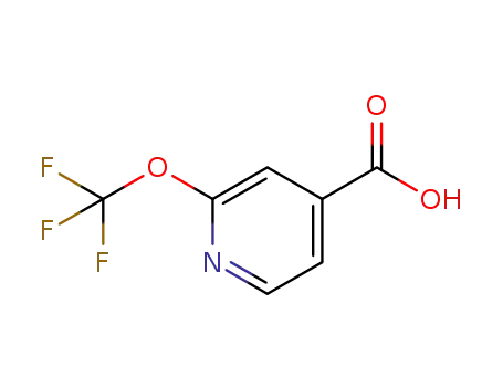 Molecular Structure of 1221171-98-7 (2-(trifluoroMethoxy)isonicotinic acid)