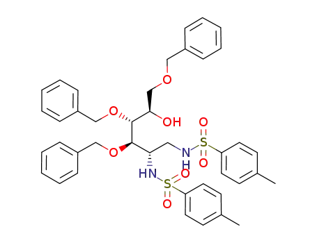 3,4,6-tri-O-benzyl-1,2-dideoxy-1,2-(di-p-toluenesulfonamido)-D-glucitol