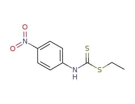 Molecular Structure of 13037-41-7 (p-Nitrophenyldithiocarbamic acid ethyl ester)