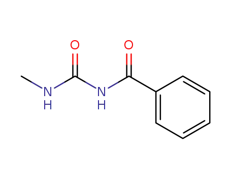 Molecular Structure of 3201-53-4 (Benzamide, N-[(methylamino)carbonyl]-)