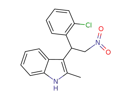 3-{1-(2-chlorophenyl)-2-nitroethyl}-2-methyl-1H-indole