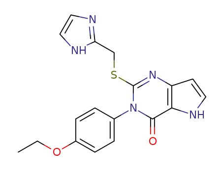 3-(4-ethoxyphenyl)-2-[(1H-imidazol-2-ylmethyl)sulfanyl]-3,5-dihydro-4H-pyrrolo[3,2-d]pyrimidin-4-one