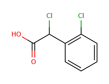 Molecular Structure of 109904-41-8 (rac-α-chloro-2-chlorophenylacetic acid)
