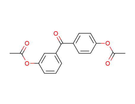 Molecular Structure of 75731-45-2 (3,4'-diacetoxybenzophenone)