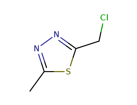 1,3,4-Thiadiazole,  2-(chloromethyl)-5-methyl-