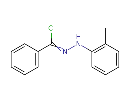 Molecular Structure of 25939-09-7 (N-2-methylphenyl-3-phenylcarbohydrazonoyl chloride)