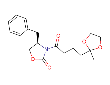 2-Oxazolidinone,
3-[4-(2-methyl-1,3-dioxolan-2-yl)-1-oxobutyl]-4-(phenylmethyl)-, (4R)-
