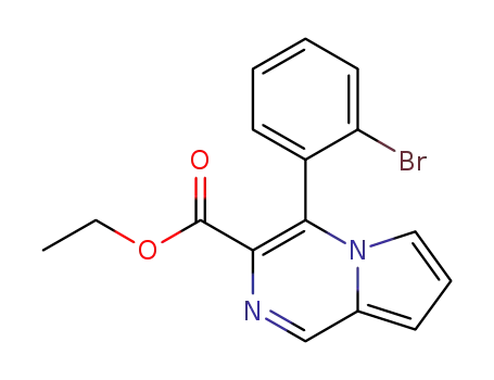 ethyl 4-(2-bromophenyl)pyrrolo[1,2-a]pyrazine-3-carboxylate