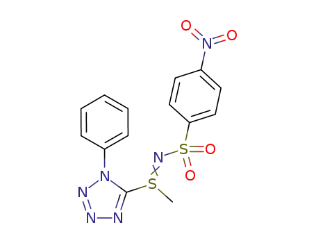 N-(4-nitrobenzenesulfonyl) methyl [5-(N-phenyltetrazolyl)] sulfilimine