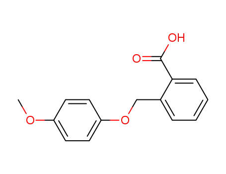 Molecular Structure of 23560-68-1 (Benzoic acid, 2-[(4-methoxyphenoxy)methyl]-)