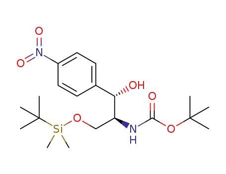 (1S,2S)-(+)-2-tert-butoxycarbonylamino-3-O-tert-butyldimethylsilyl-1-(4-nitrophenyl)-1,3-propanediol