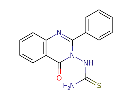2-phenyl-3-thiocarbamidoamino-4(3H)-quinazolinone