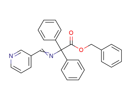 benzyl 2,2-diphenyl-2-(pyridin-3-ylmethyleneamino)acetate