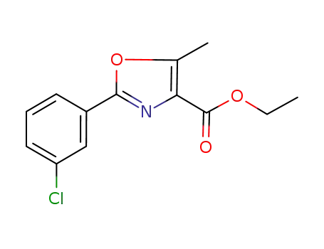 ethyl 2-(3-chlorophenyl)-5-methyloxazole-4-carboxylate