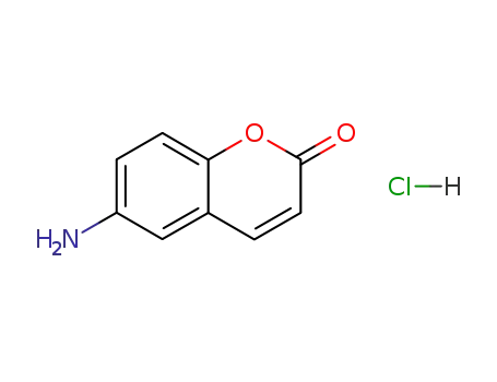 Molecular Structure of 63989-79-7 (6-AMINOCOUMARIN HYDROCHLORIDE)