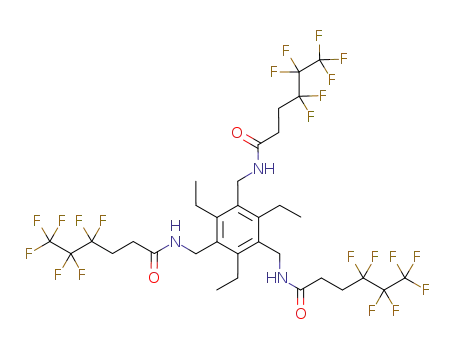 N,N',N''-(2,4,6-triethylbenzene-1,3,5-triyl)tris(methylene)tris(4,4,5,5,6,6,6-heptafluorohexanamide)