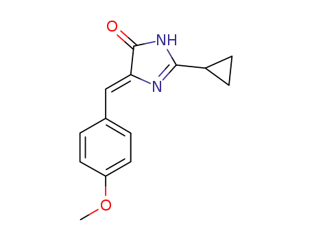 (Z)-2-cyclopropyl-4-(4-methoxybenzylidene)-4,5-dihydro-1H-imidazol-5-one
