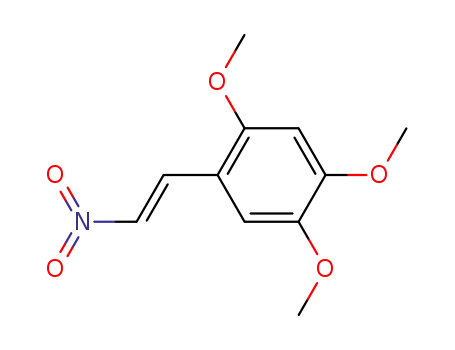 Molecular Structure of 86255-45-0 (1,2,4-trimethoxy-5-[(E)-2-nitroethenyl]benzene)