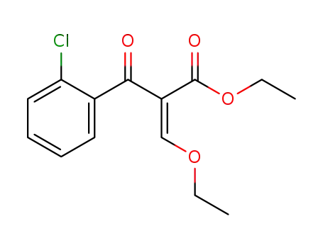 Benzenepropanoic acid, 2-chloro-a-(ethoxymethylene)-b-oxo-, ethyl
ester, (Z)-