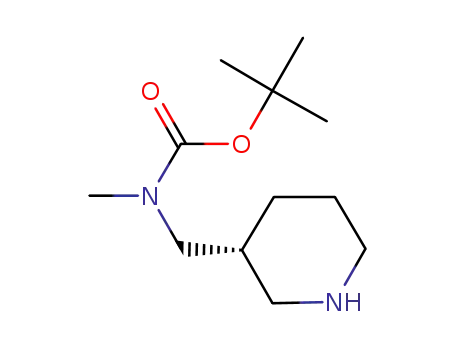 Molecular Structure of 169750-76-9 (3-N-BOC-3-N-METHYL-AMINOMETHYL PIPERIDINE)