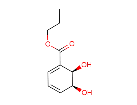 (+)-n-propyl (5S,6R)-5,6-dihydroxycyclohexa-1,3-dienecarboxylate