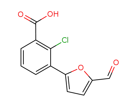 3-(5-formylfuran-2-yl)-2-chlorobenzoic acid