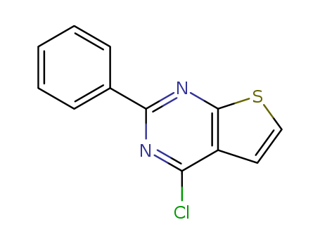 4-chloro-2-phenylthieno[2,3-d]pyrimidine(56843-80-2)