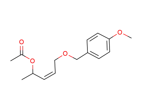 (Z)-5-(4-methoxybenzyloxy)pent-3-en-2-yl acetate