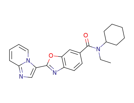 2-Imidazo[1,2-a]pyridin-3-yl-benzooxazole-6-carboxylic acid cyclohexyl-ethyl-amide