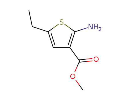 2-아미노-5-에틸-티오펜-3-카르복실산 메틸 에스테르