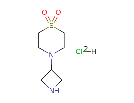 4-(azetidin-3-yl)thiomorpholine 1,1-dioxide dihydrochloride