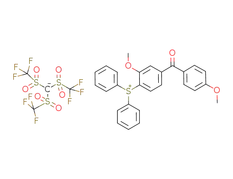 C<sub>4</sub>F<sub>9</sub>O<sub>6</sub>S<sub>3</sub><sup>(1-)</sup>*C<sub>27</sub>H<sub>23</sub>O<sub>3</sub>S<sup>(1+)</sup>