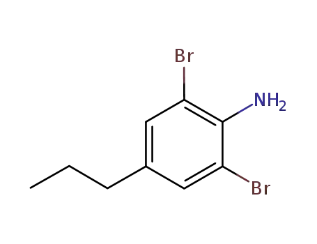 Molecular Structure of 10546-64-2 (2,6-DIBROMO-4-N-PROPYLANILINE)