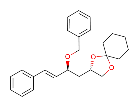(2S)-2-[(2S,3E)-2-(benzyloxy)-4-phenylbut-3-en-1-yl]-1,4-dioxaspiro[4.5]decane