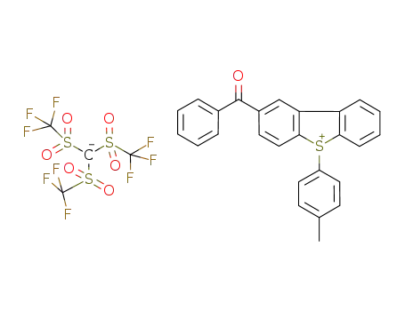 C<sub>4</sub>F<sub>9</sub>O<sub>6</sub>S<sub>3</sub><sup>(1-)</sup>*C<sub>26</sub>H<sub>19</sub>OS<sup>(1+)</sup>
