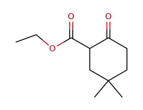 Molecular Structure of 64229-88-5 (Ethyl 5,5-DiMethyl-2-oxocyclohexanecarboxylate)