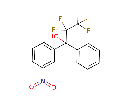 α-(3-nitrophenyl)-α-(pentafluoroethyl)-benzenemethanol