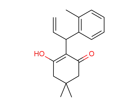 3-hydroxy-5,5-dimethyl-2-(1-0-tolylallyl)cyclohex-2-enone