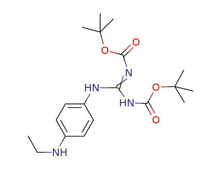 1-[2,3-di(tert-butoxycarbonyl)guanidino]-4-(N-ethyl)benzene