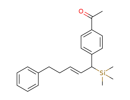 (E)-1-[4-(5-phenyl-1-trimethylsilyl-2-penten-1-yl)phenyl]ethanone