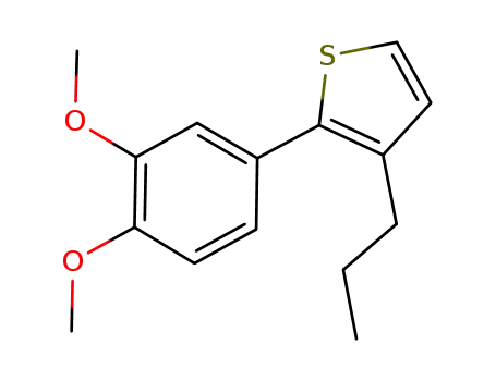 2-(3,4-dimethoxyphenyl)-3-propylthiopene