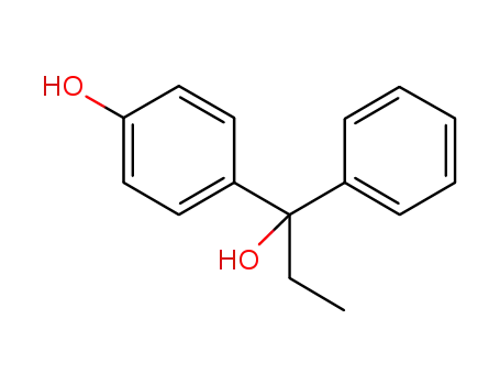 Molecular Structure of 80396-08-3 (4-(1-hydroxy-1-phenylpropyl)phenol)