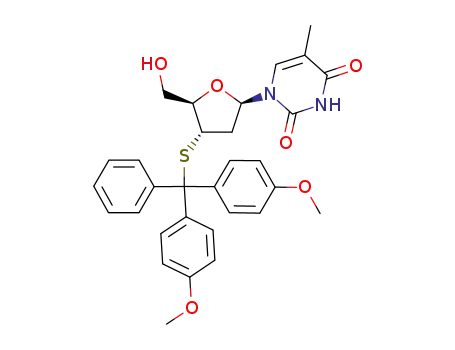 3'-S-(4,4'-dimethoxytrityl)-3'-thiothymidine