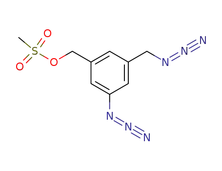 Benzenemethanol, 3-azido-5-(azidomethyl)-, methanesulfonate (ester)