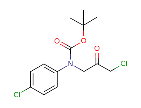 tert-butyl 3-chloro-2-oxopropyl(4-chlorophenyl)carbamate
