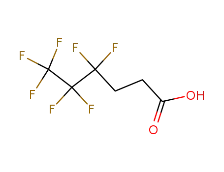 Molecular Structure of 356-02-5 (4,4,5,5,6,6,6-HEPTAFLUOROHEXANOIC ACID)